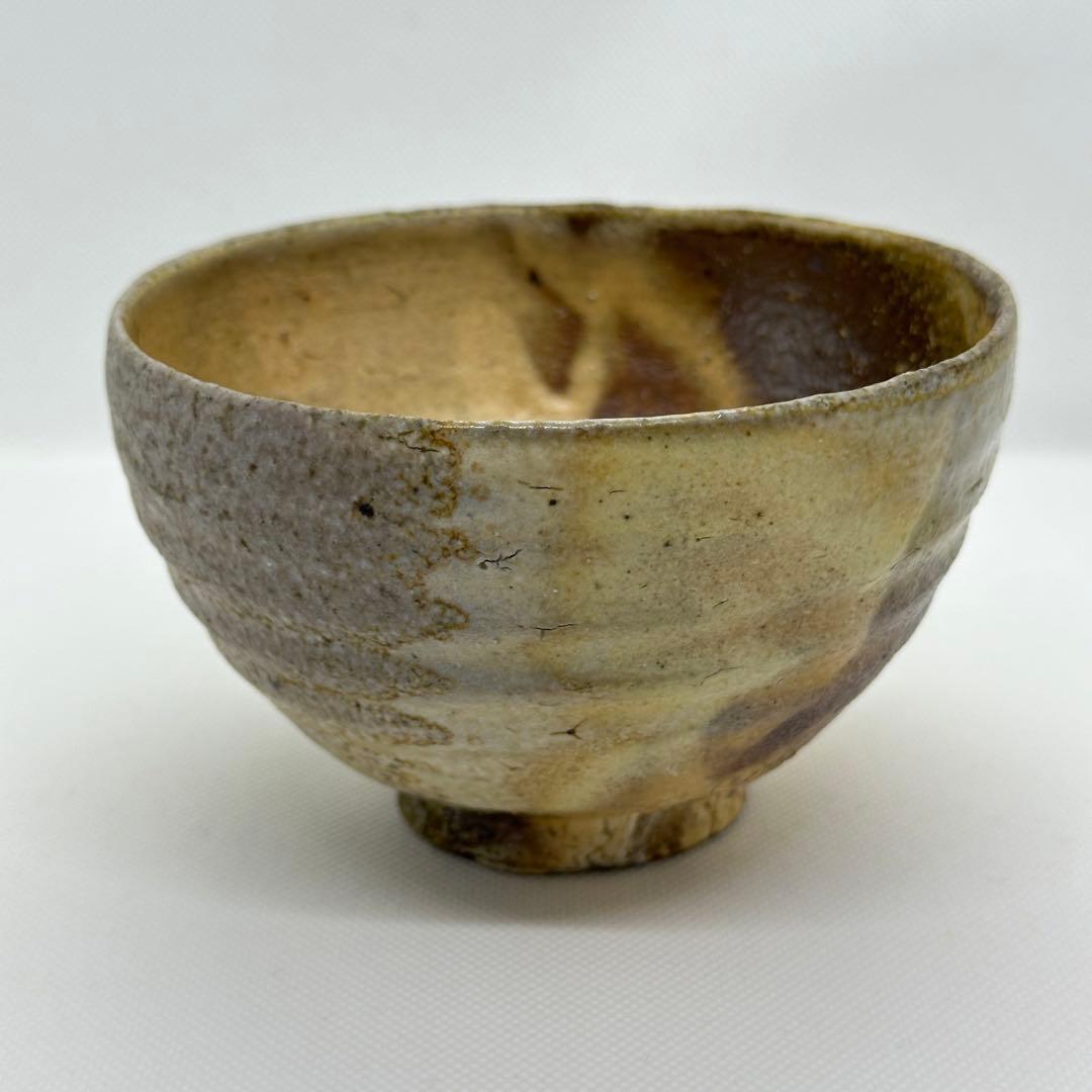 古谷道生 信楽焼 茶器 粉引 茶碗 共箱