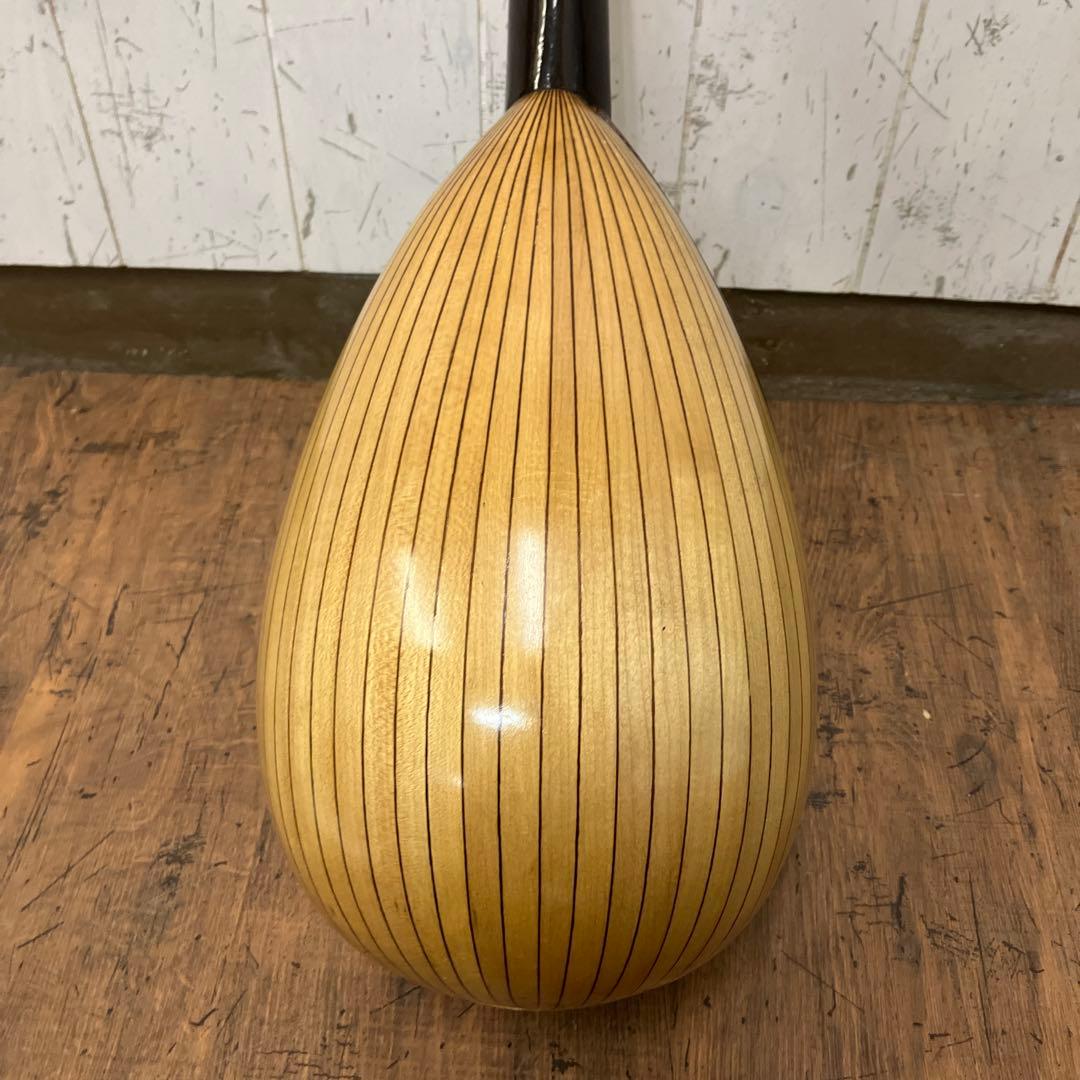 昭和レトロ ビンテージ マンドリン 7弦 4コース 豪華装飾 彫刻 螺鈿 貝細工