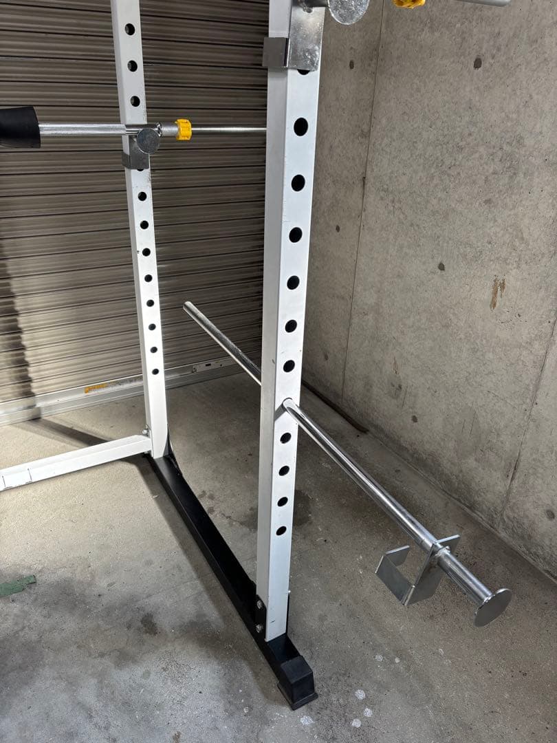 IROTEC パワーラックとバー２本付き 手渡し。