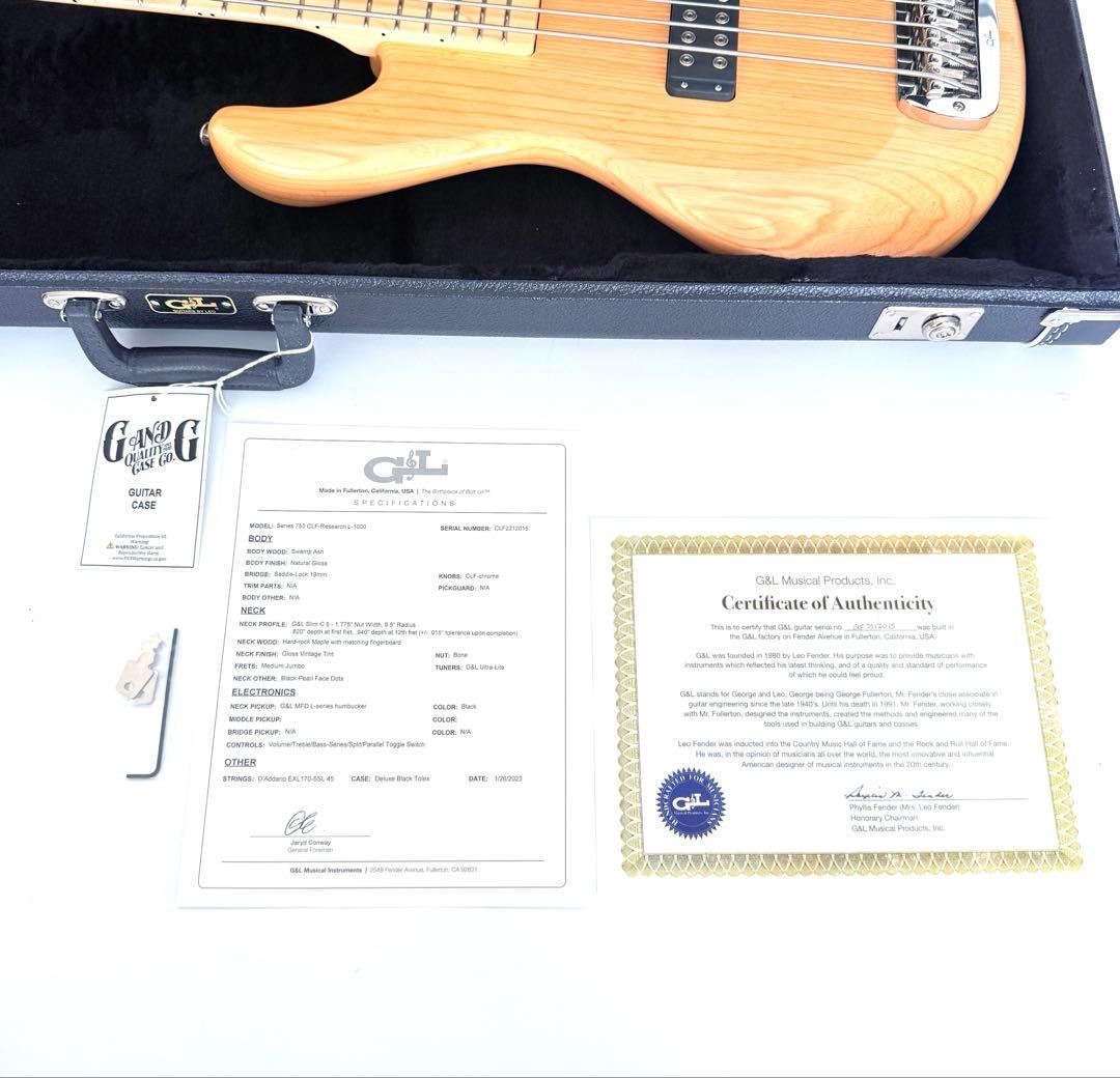 【極上品】G&L USA L-1000 L•1000 5弦ベース エレキベース