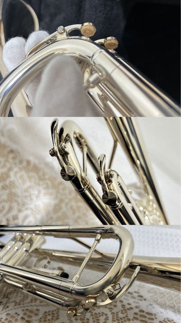 YTR-3335Sトランペット本体＋ケース＋マウスピース2個＋楽譜＋クロス