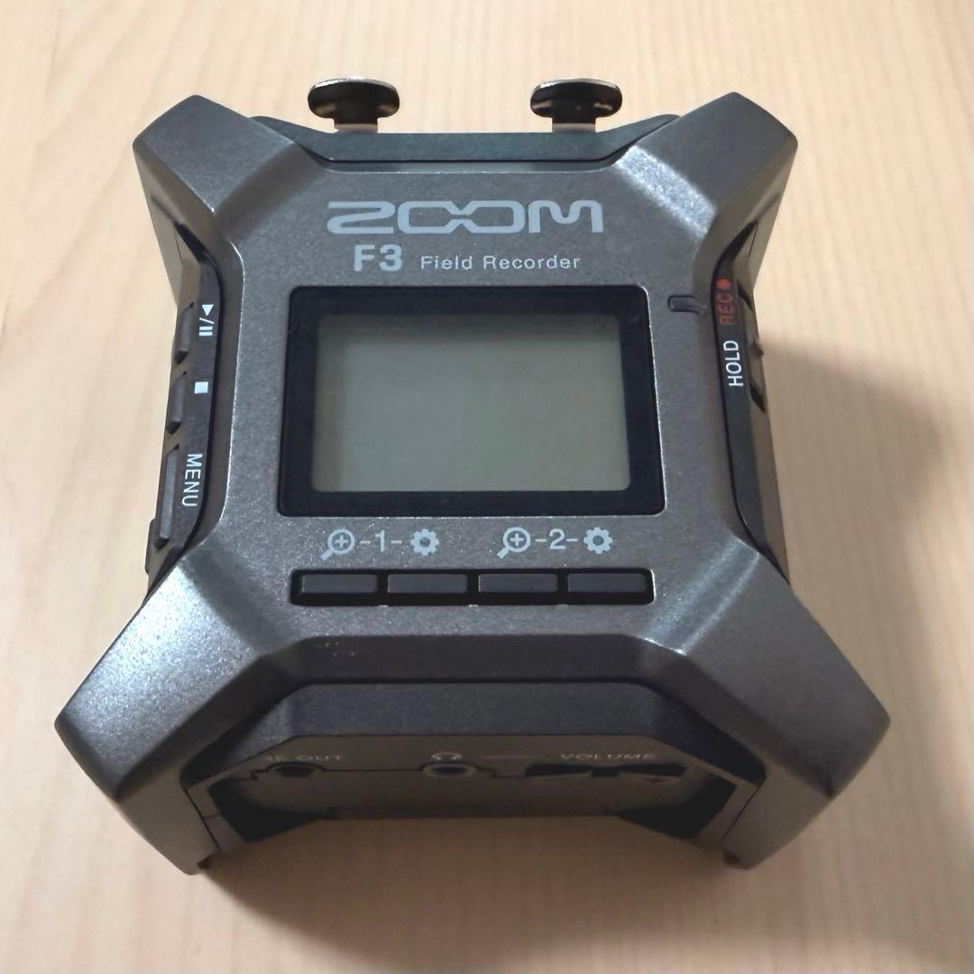 ZOOM F3 2チャンネルフィールドレコーダー ケース付き