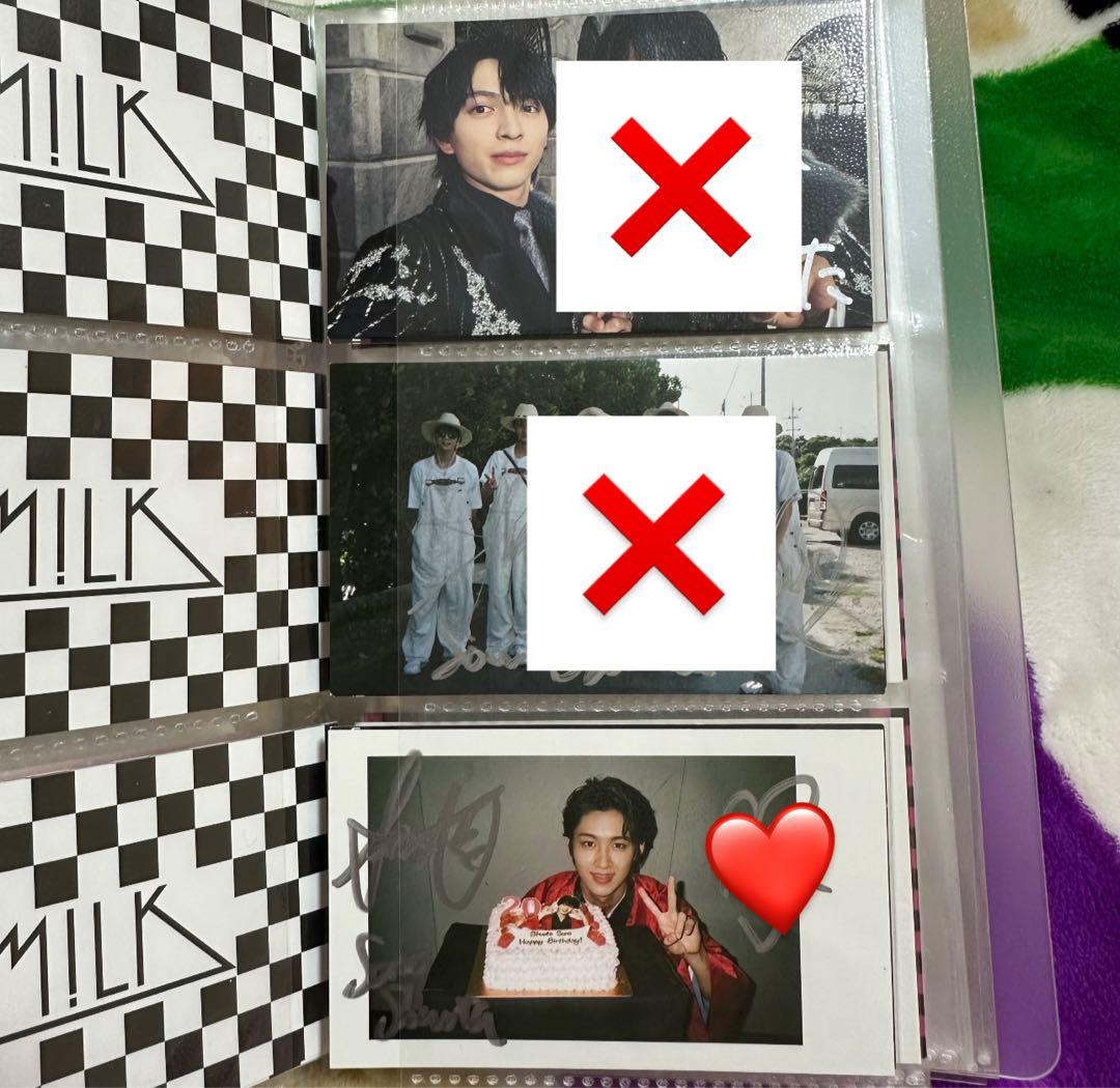 曽野舜太 チェキ風カード サイン入り7枚セット