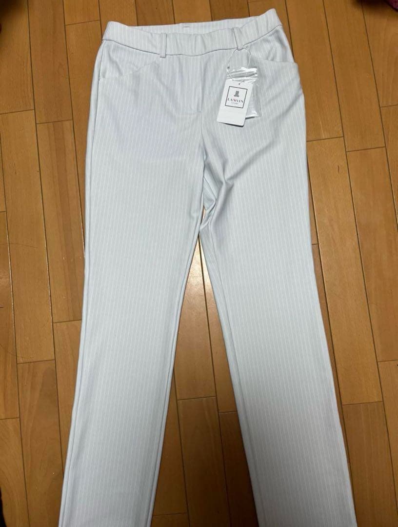 新品　ランバン　LANVIN SPORT ゴルフ　パンツ　春夏用　グレー　M L