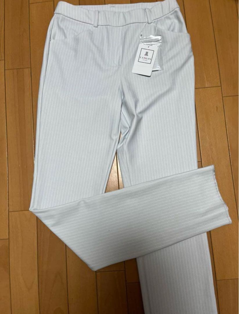 新品　ランバン　LANVIN SPORT ゴルフ　パンツ　春夏用　グレー　M L