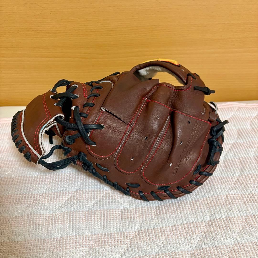 【ほぼ型付けのみ】ハタケヤマキャッチャーミット硬式用甲斐モデル