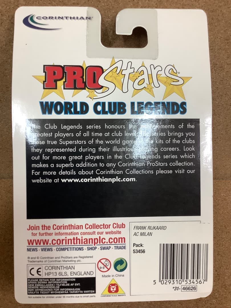 コリンシアン　プロスターズ　ワールドグラブレジェンド　ACミラン　４体