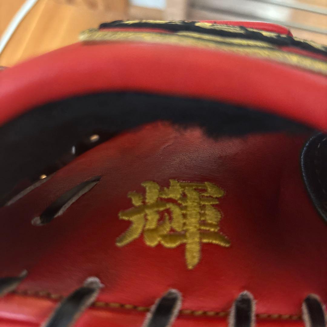 き*な様 硬式用　ZETT キャッチャーミット レッド プロステイタス