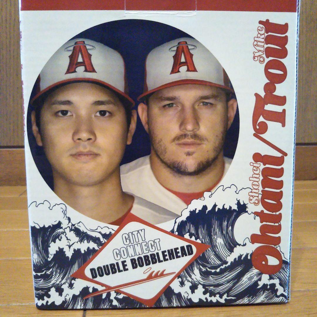 B*ー様 大谷翔平/マイク・トラウト ダブルボブルヘッド球場配布非売品