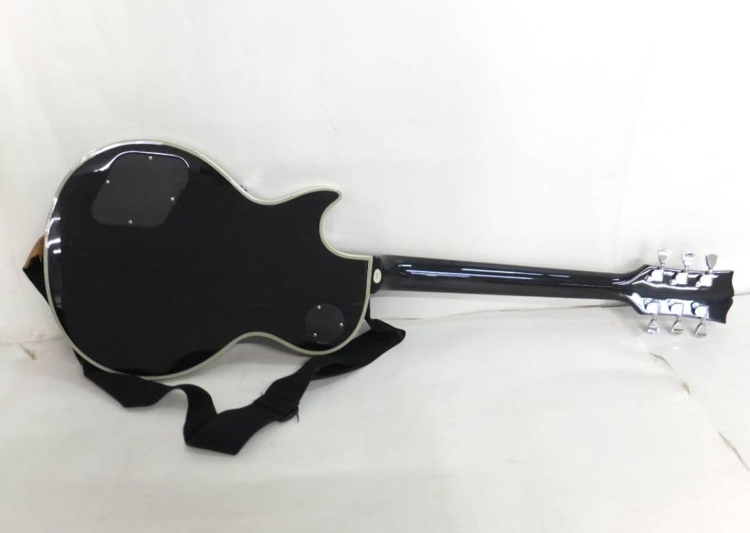 Photogenic レスポールタイプエレキギター ブラック ギターケース付き
