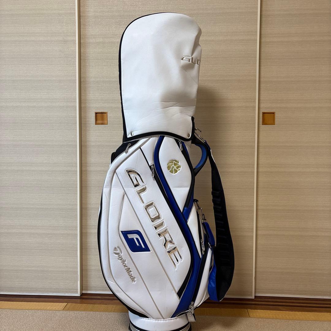 テーラーメイド　GLOIRE キャディバッグ ホワイト/ブルー