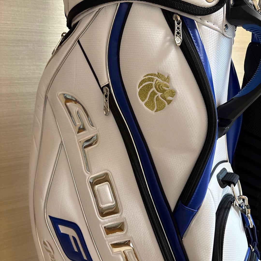 テーラーメイド　GLOIRE キャディバッグ ホワイト/ブルー