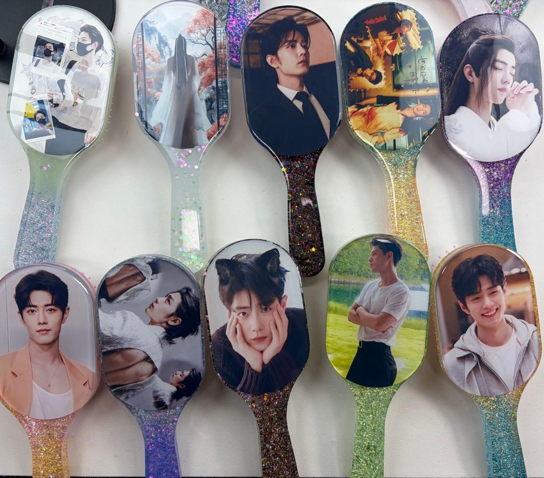 肖戦 超大レジンエアークッション付きヘアブラシ　10点セット❣️確認用0105