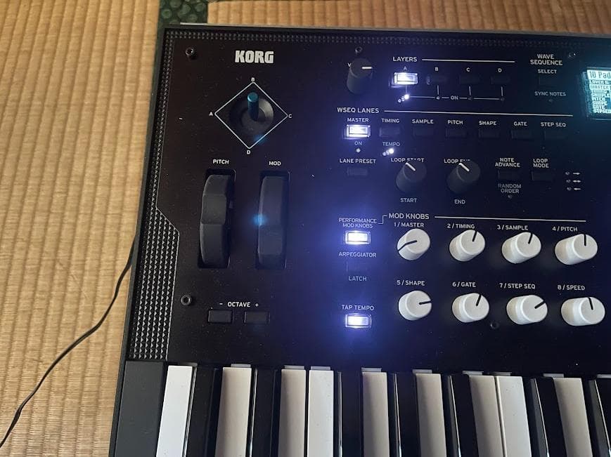 鍵盤楽器 korg wavestate Mk2