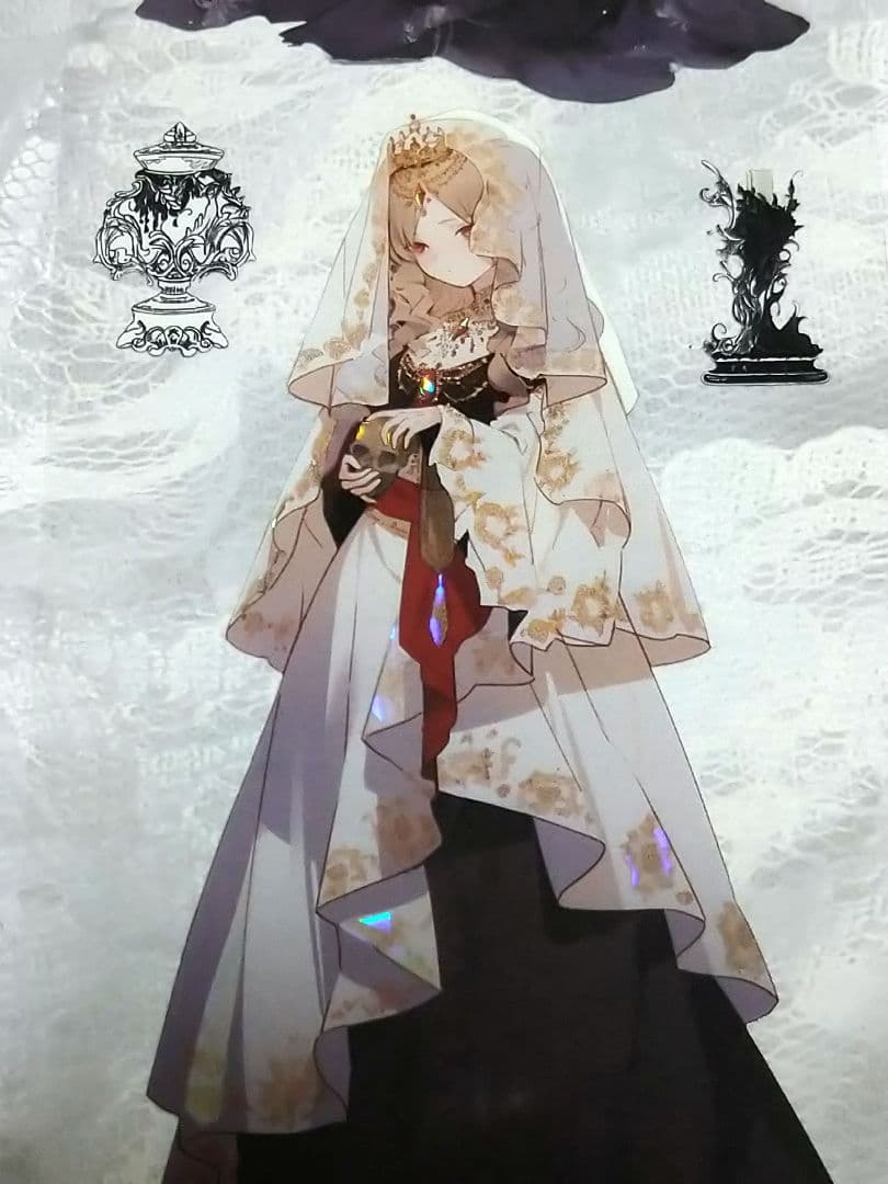 廃盤品✩J1062＃血祭影(贝壳光)紫袖烟切り売り海外人物女の子AIマステ