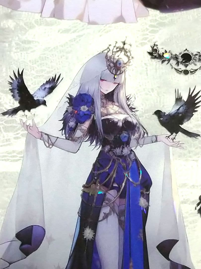 廃盤品✩J1062＃血祭影(贝壳光)紫袖烟切り売り海外人物女の子AIマステ