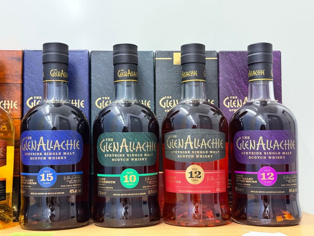 激安！グレンアラヒー8本セット　旧ボトル　15年　12年　10年