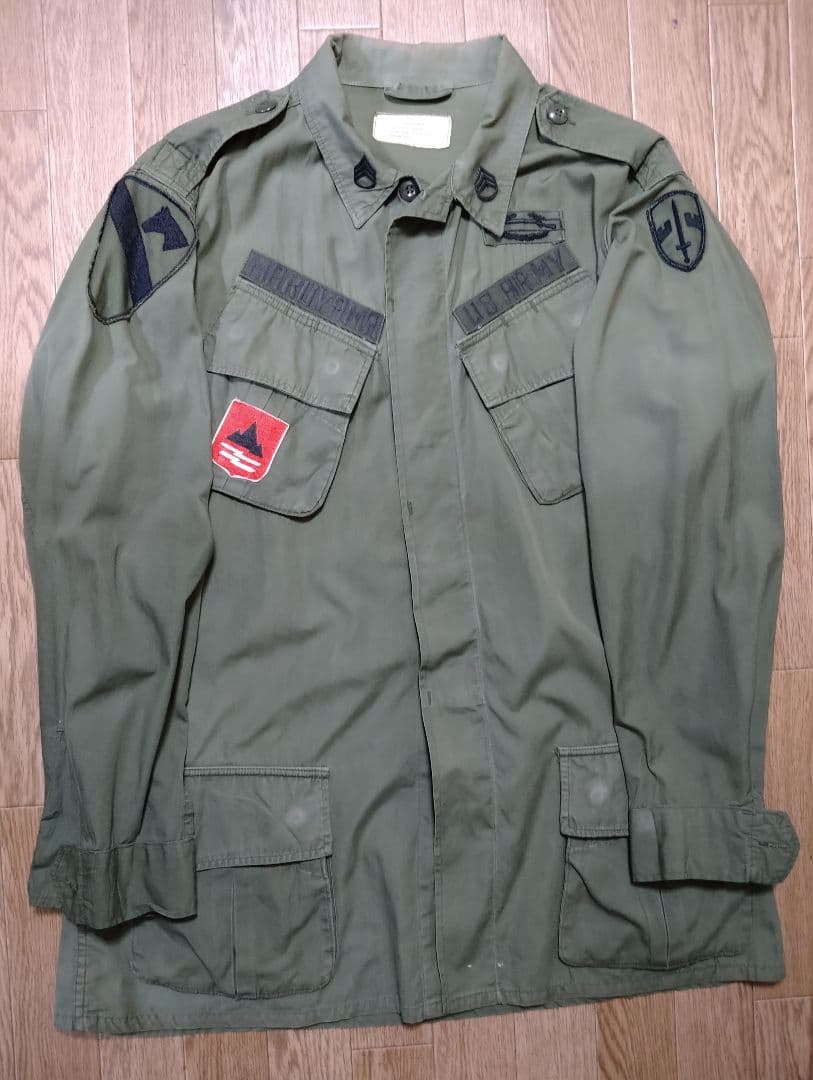 アメリカ軍実物　ジャングルファティーグジャケット　中期型