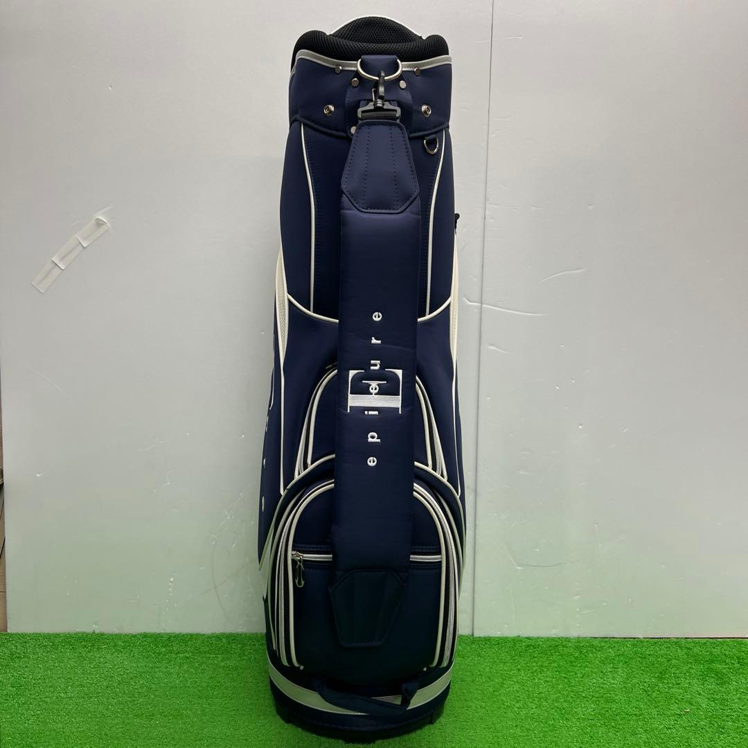 EPICURE エピキュール　ゴルフバッグ　8インチ　キャディバッグ　ネイビー