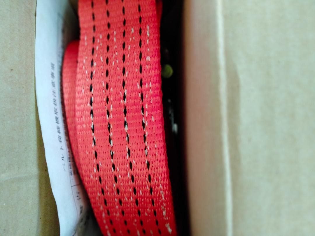 新品未使用　巨象印ラッシングベルト　LV50安全荷重800kg