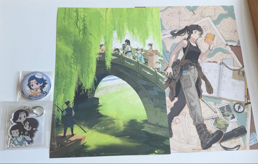 羅小黒戦記　蓝溪镇　藍渓鎮　老君　アクリルキーホルダー　缶バッジ　ポスター