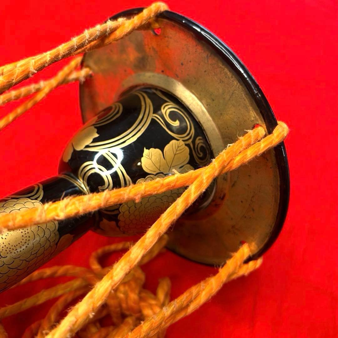 小鼓 蒔絵　本皮　和楽器 打楽器 締太鼓 能 歌舞伎 伝統芸能 雅楽