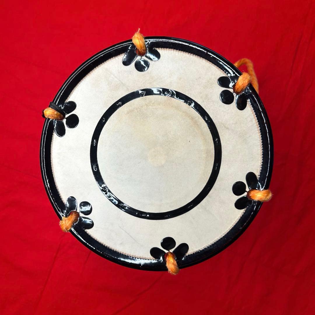 小鼓 蒔絵　本皮　和楽器 打楽器 締太鼓 能 歌舞伎 伝統芸能 雅楽