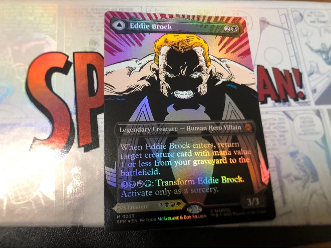 A*S様 エディ・ブロック/Eddie Brock ヴェノム 英 ボーダーレス