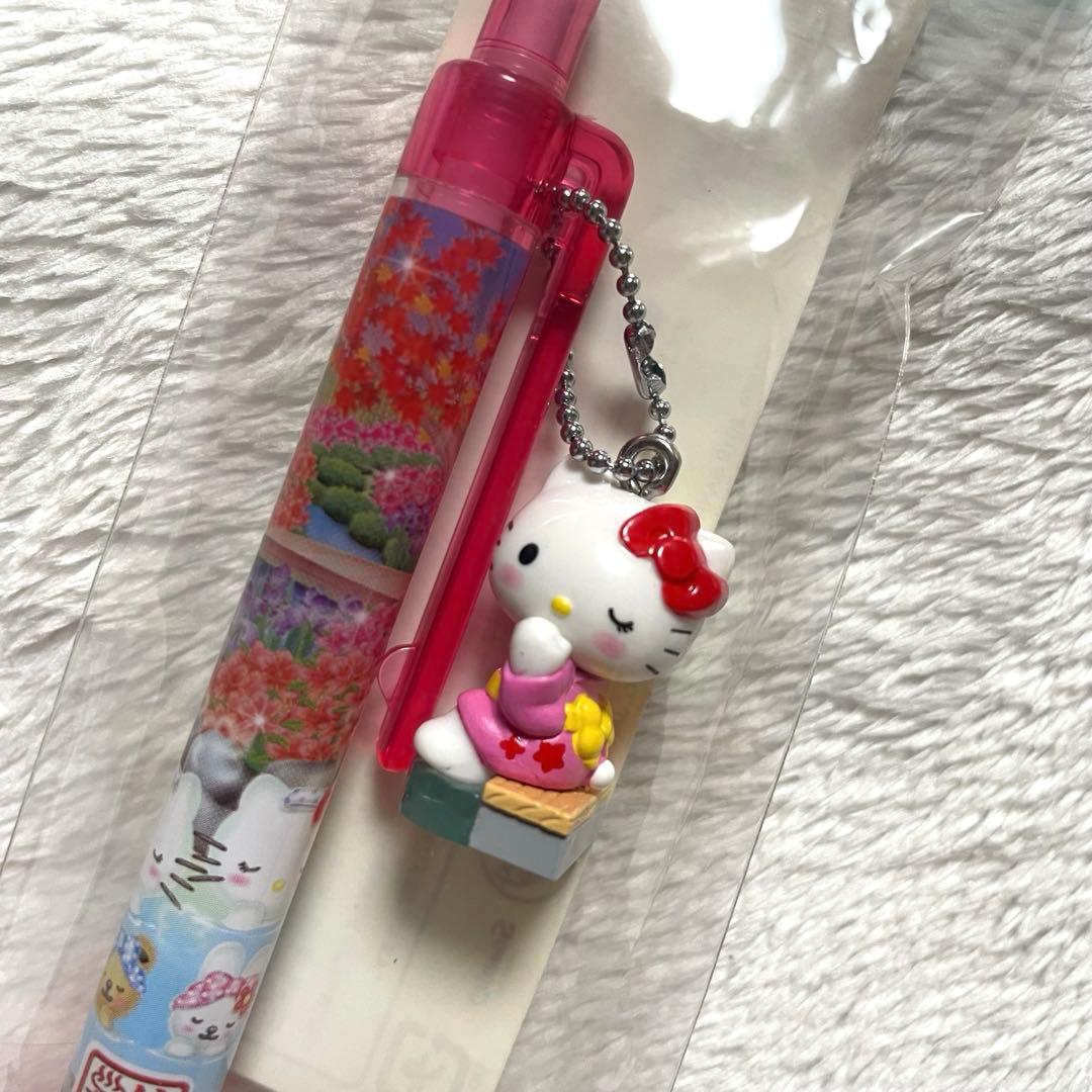 ハローキティ 温泉限定 足湯 シャーペン 平成 レトロ