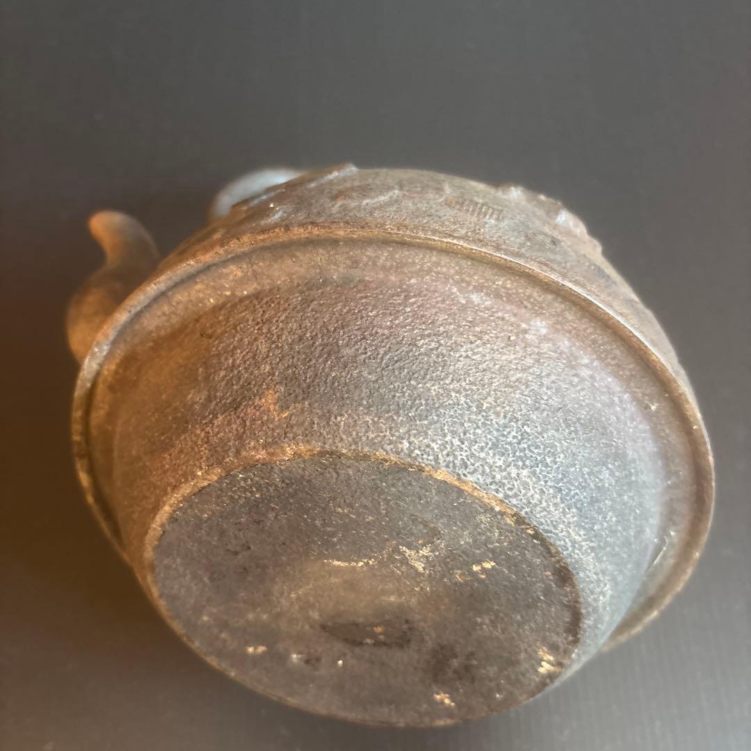 鉄瓶 骨董品 大黒様縁 古い 縁起物