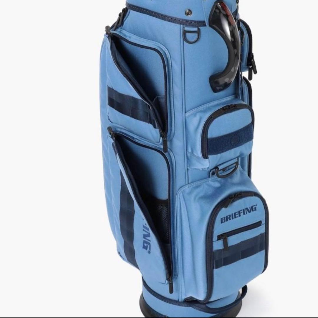 ブリーフィング ゴルフ キャディバッグ FD BRG251D45 デニムグレー