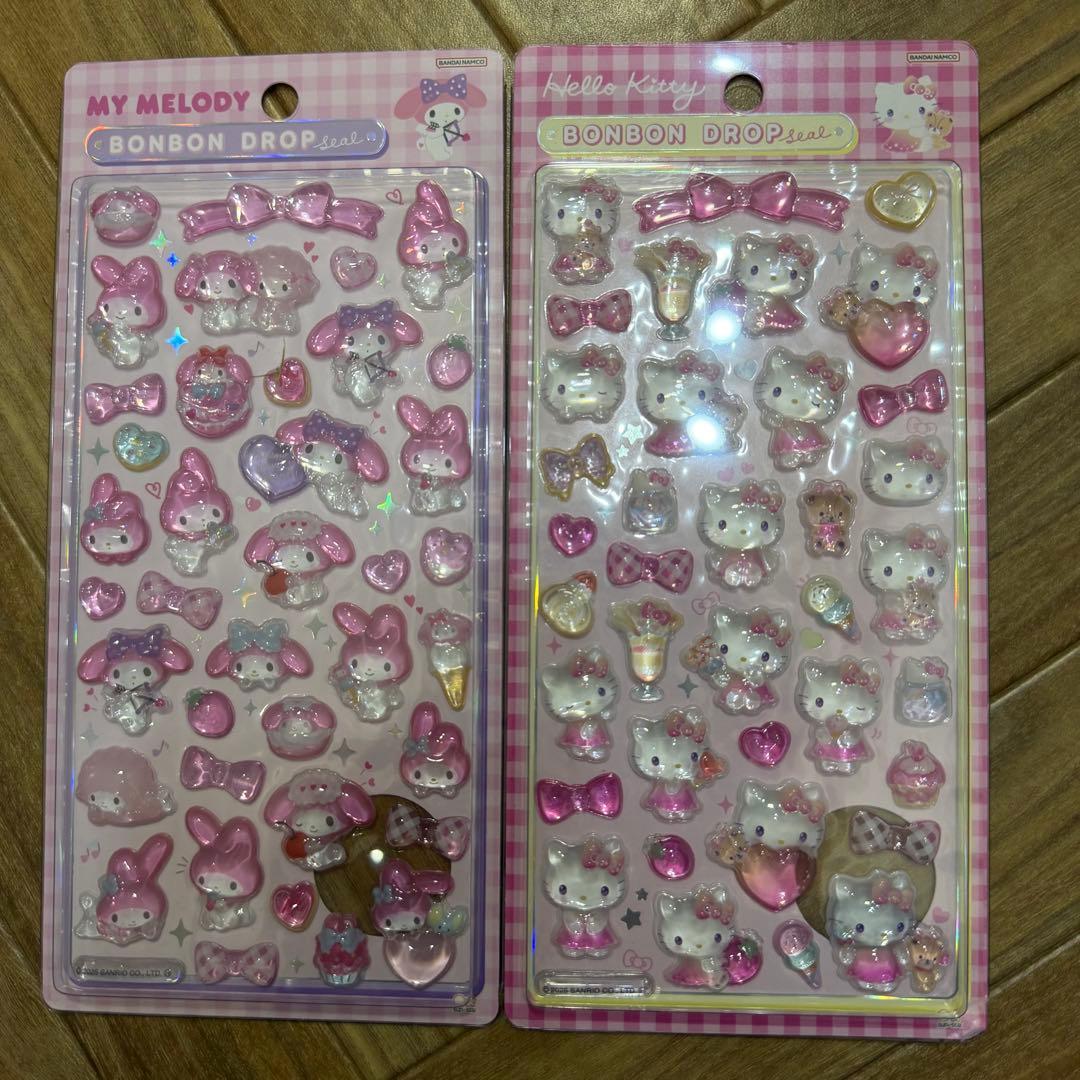 正規品 サンリオ ボンボンドロップシール 8枚セット 第2弾
