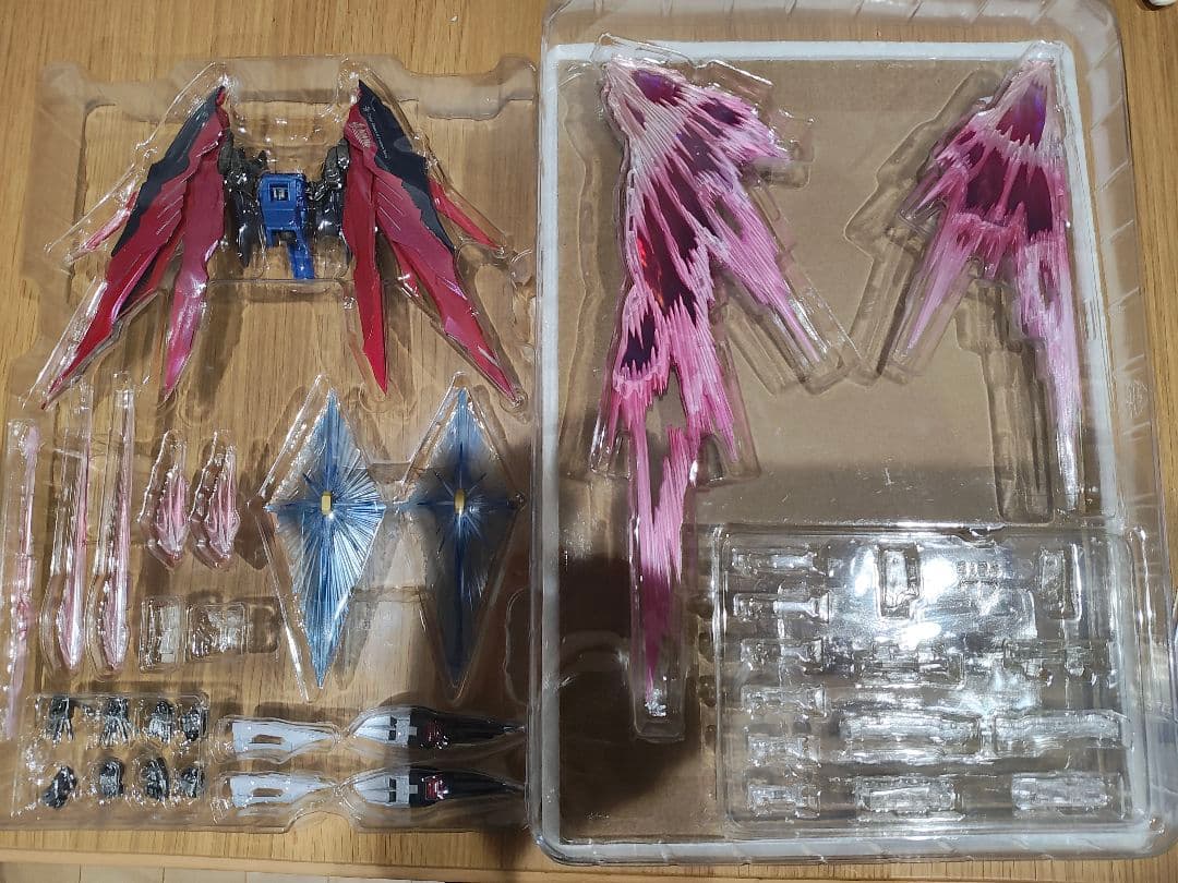メタルビルド　ストライクフリーダムガンダム　デスティニーガンダム　光の翼　セット