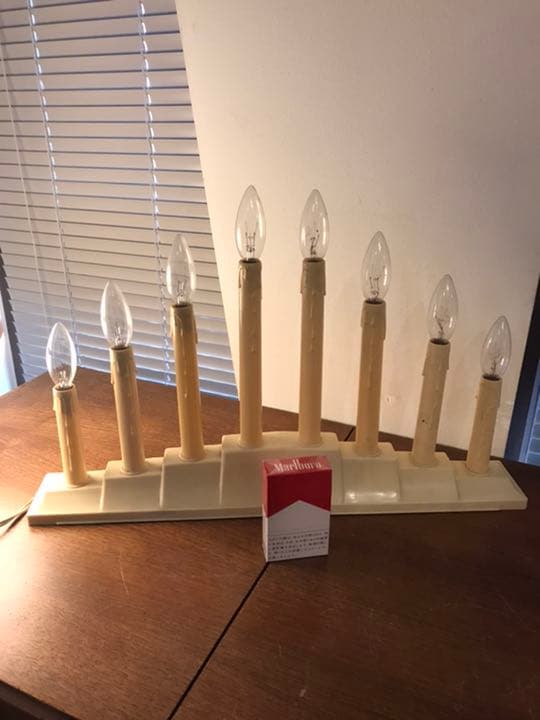 ヴィンテージ　アメリカン　キャンドル風　ライト　大