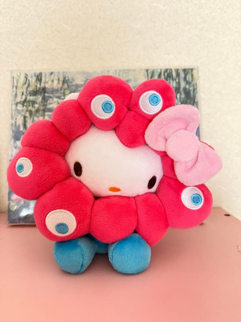 ミャクミャクハローキティ ぬいぐるみ 花形