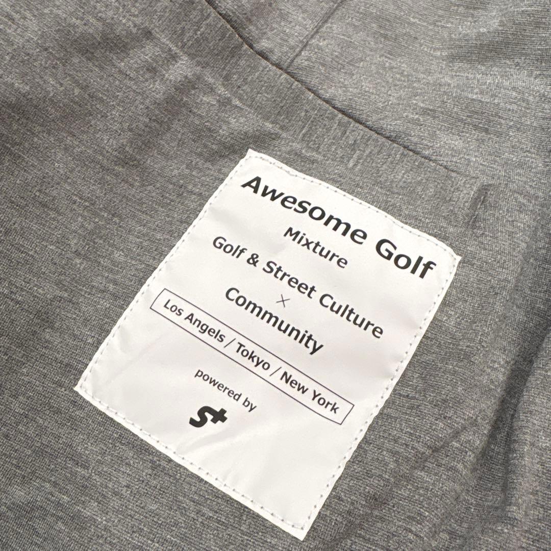 Splus グレー サイドストライプ パンツ