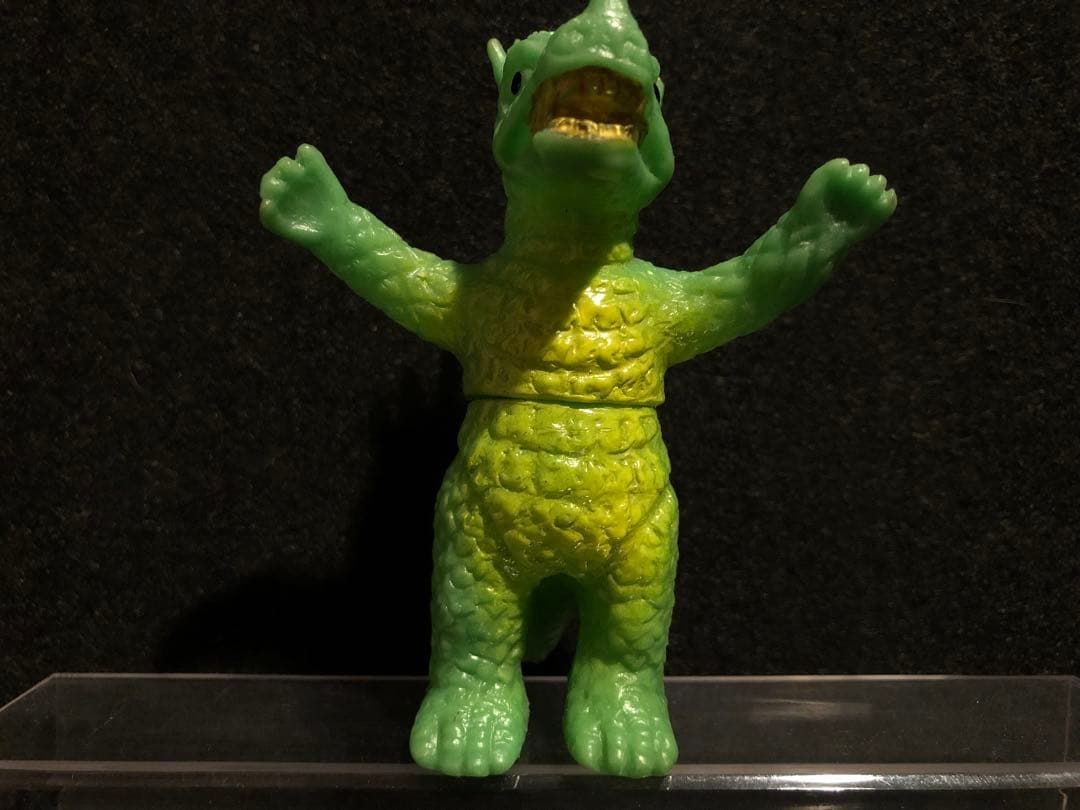 珍色 ブルマァク ミニソフビ アンギラス 当時物