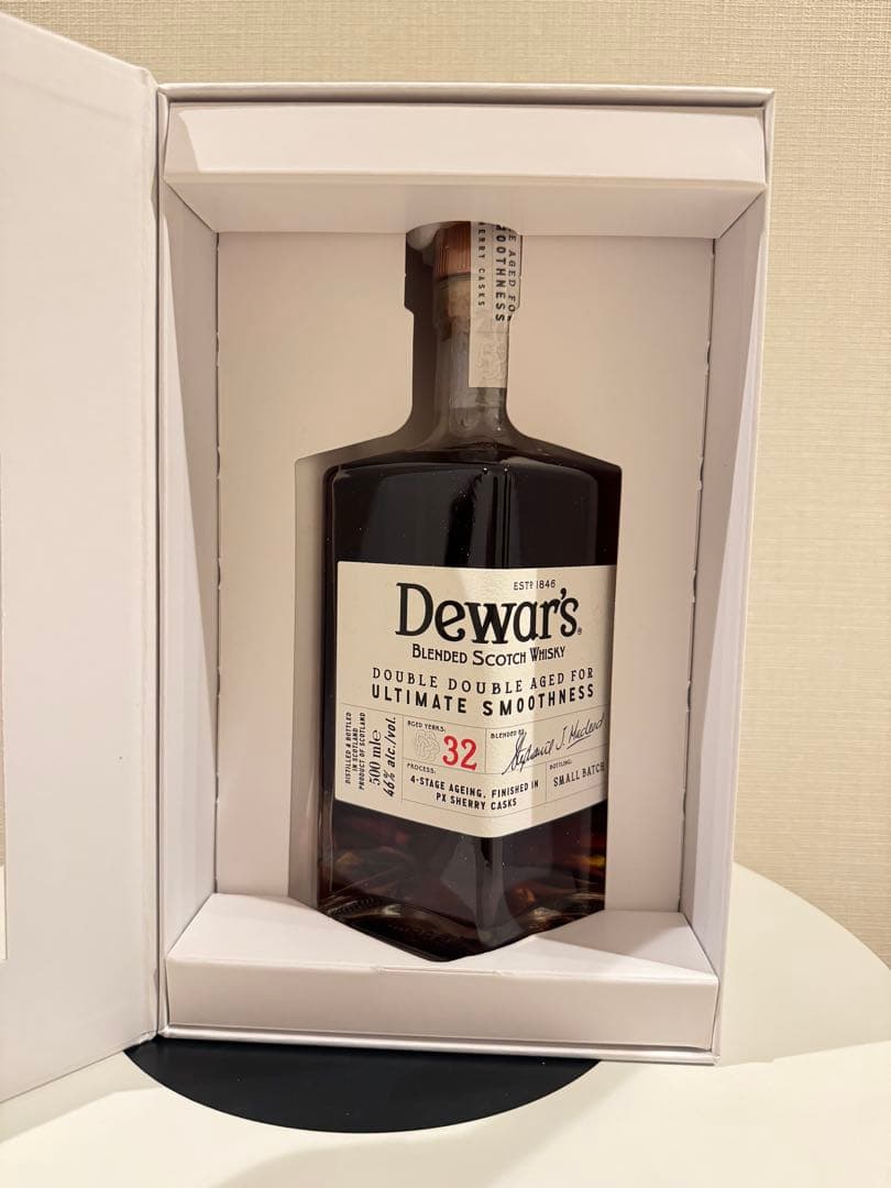 Dewars デュワーズ ダブル 32年 スコッチ 500ml 46度新品未開封