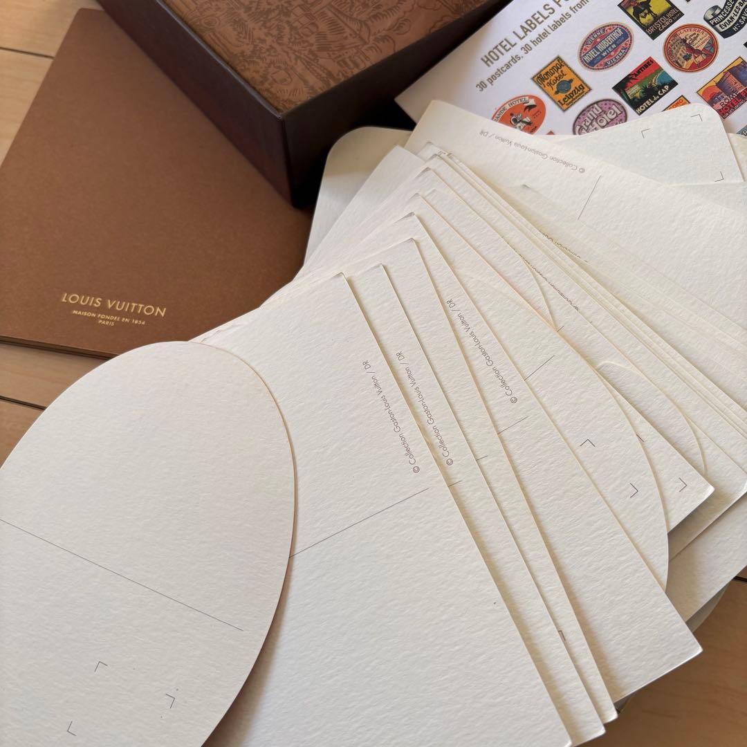 未使用ルイヴィトンLouis Vuitton30ポストカードホテルラベルボックス