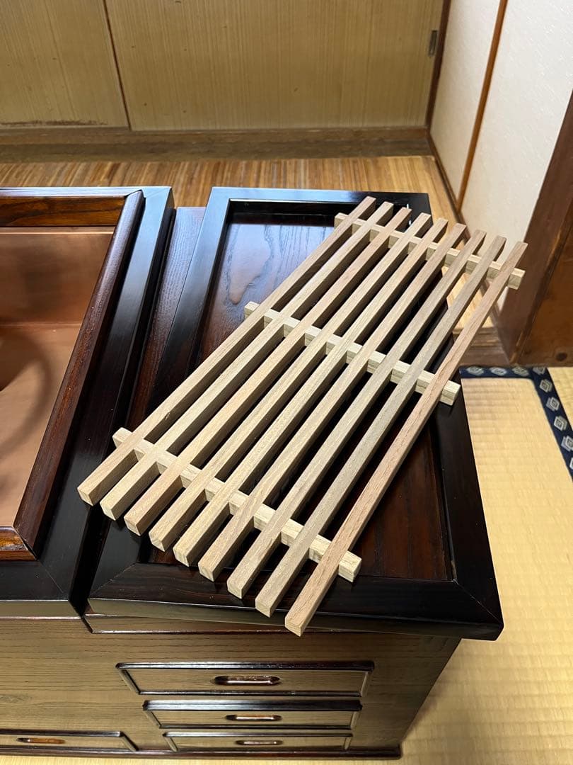 長火鉢　箱火鉢　関東火鉢　美品