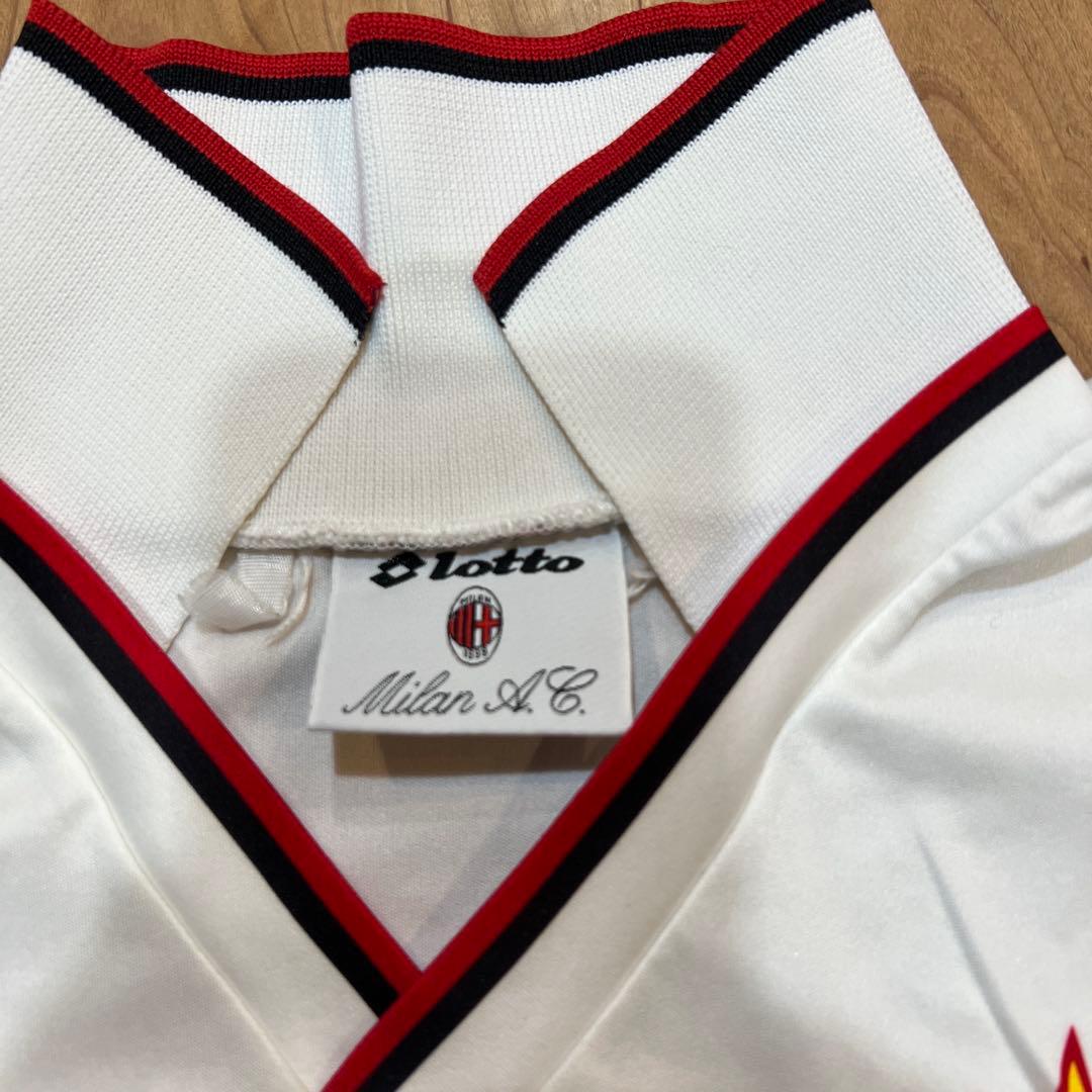 ACミラン サッカーゲームシャツ　アウェー　lotto