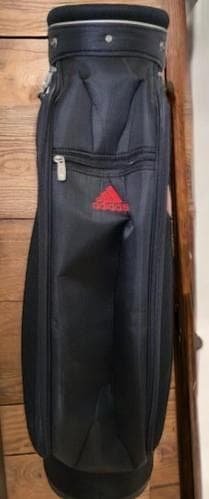 送料無料/美品　adidas キャディバックBLACKｘRED