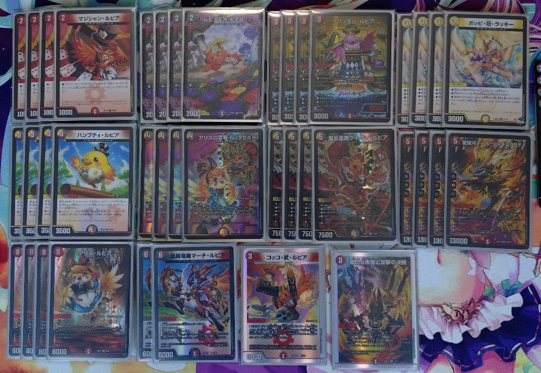 デイガファイアーバード　構築デッキ　スリーブ付き