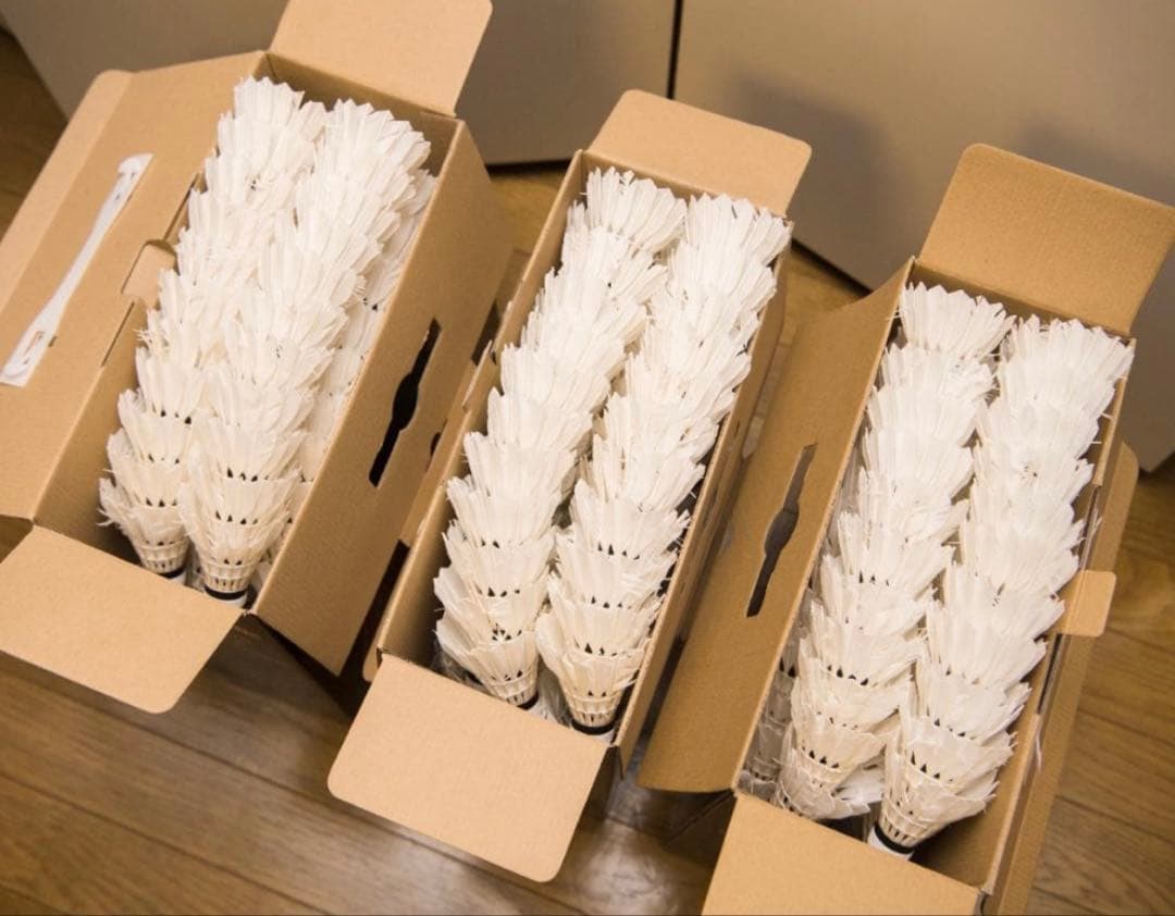 バドミントン シャトル 中古 500球 ノック用 バッティング用 フライピーク