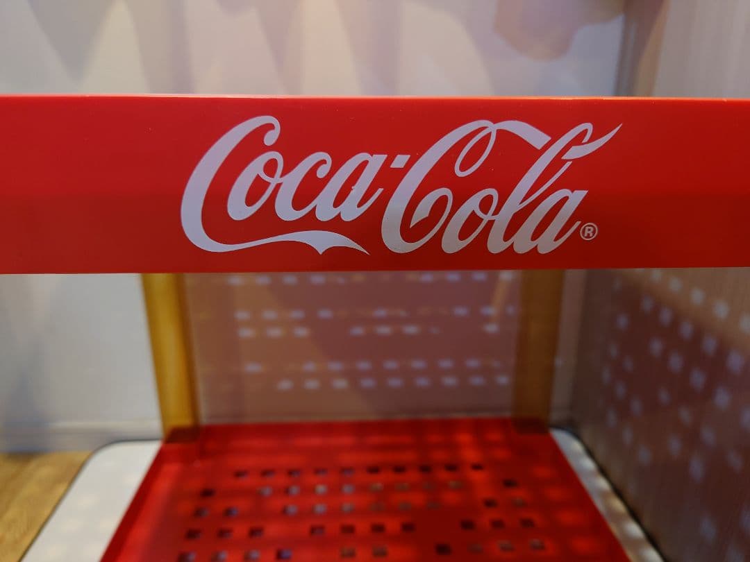 Coca-Cola メッシュオープンシェルフ プラスチック棚非売品ヴィンテージ