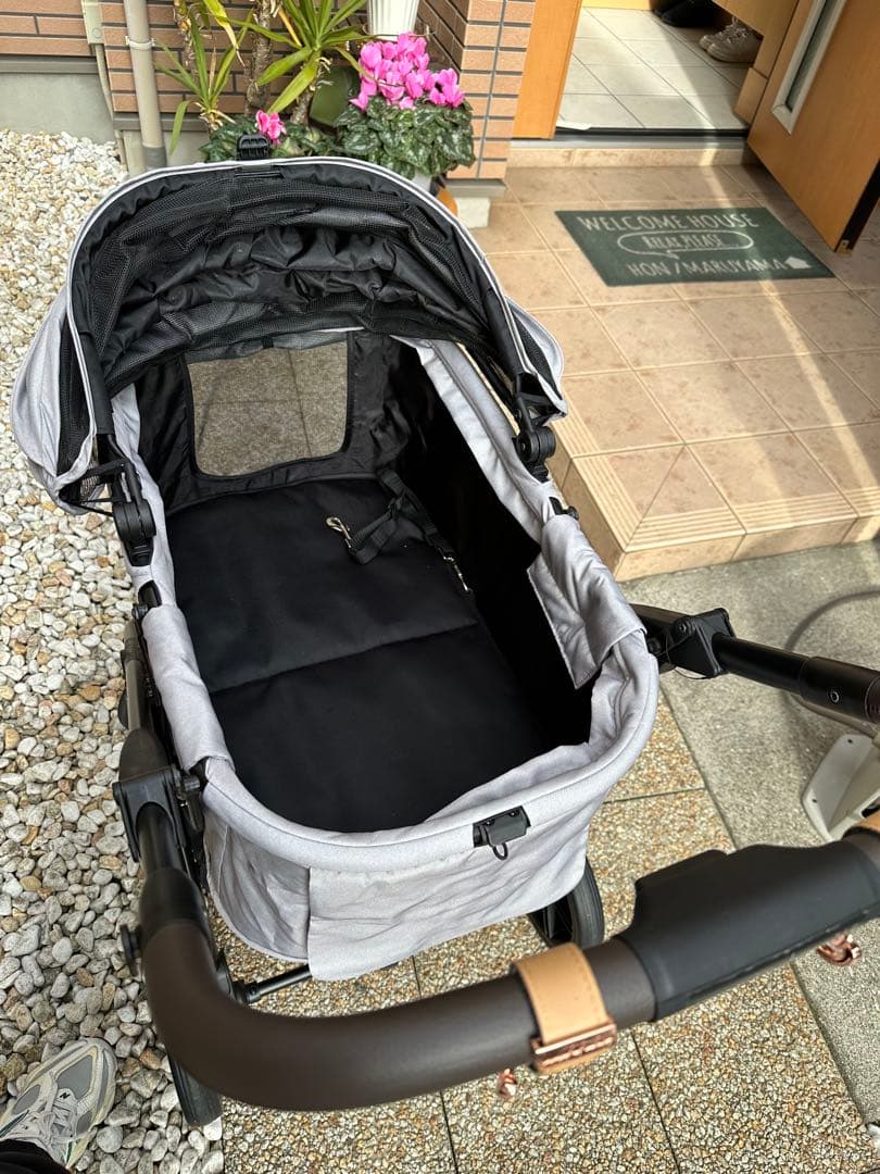 フィカゴー　アジャイル2 ペットカート グレー