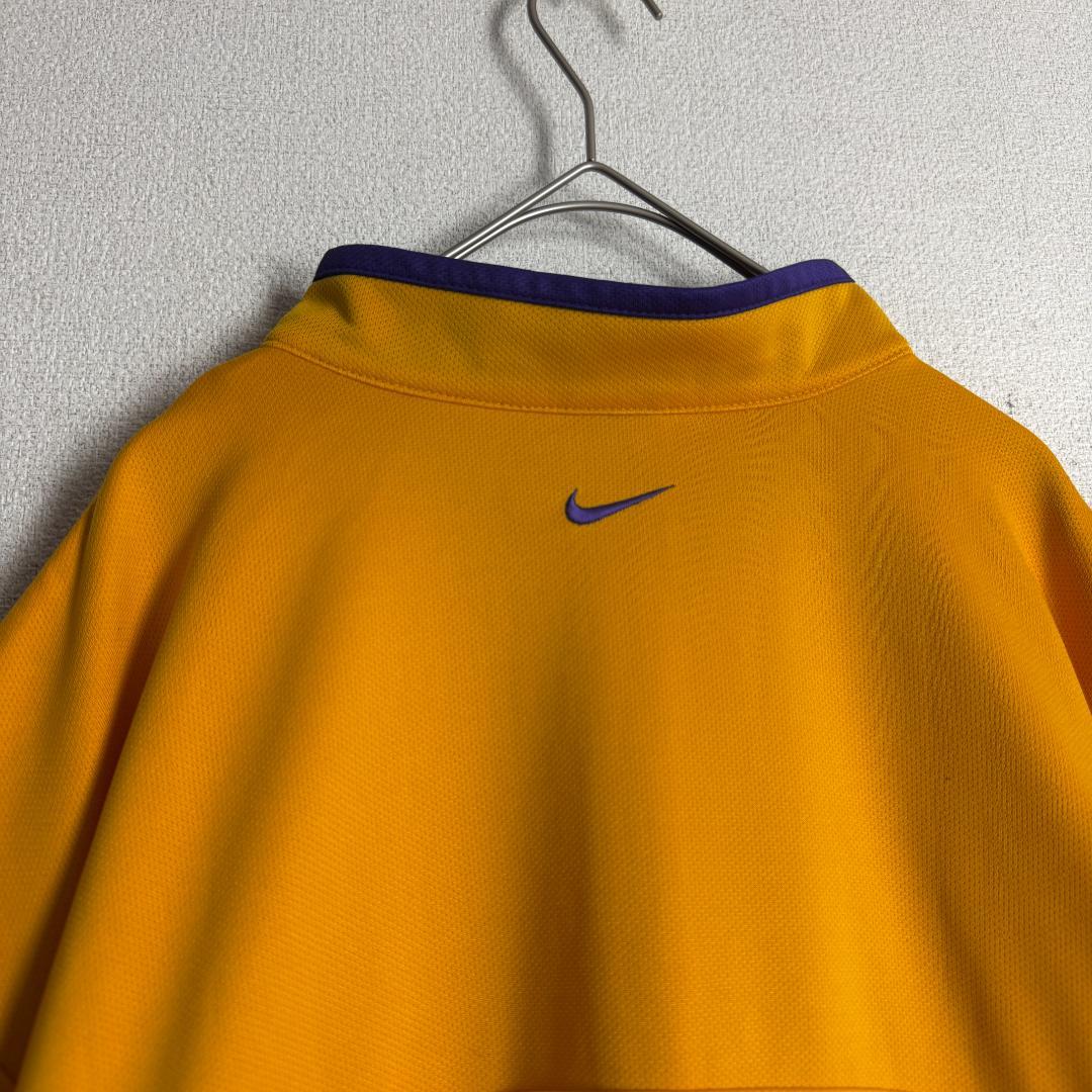 【海外限定☆2XLサイズ☆レイカーズ】ナイキ NBA刺繍ウォームアップTシャツ