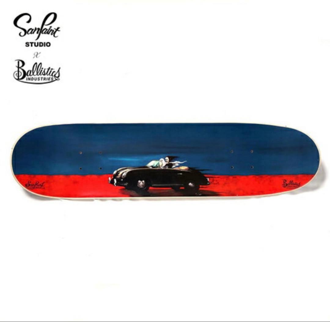 Sanpaint x Ballistics スケートボードデッキ