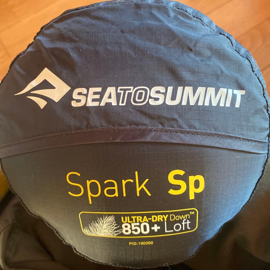 訳あり　Sea to Summit Spark SpⅣ寝袋 850フィルパワー