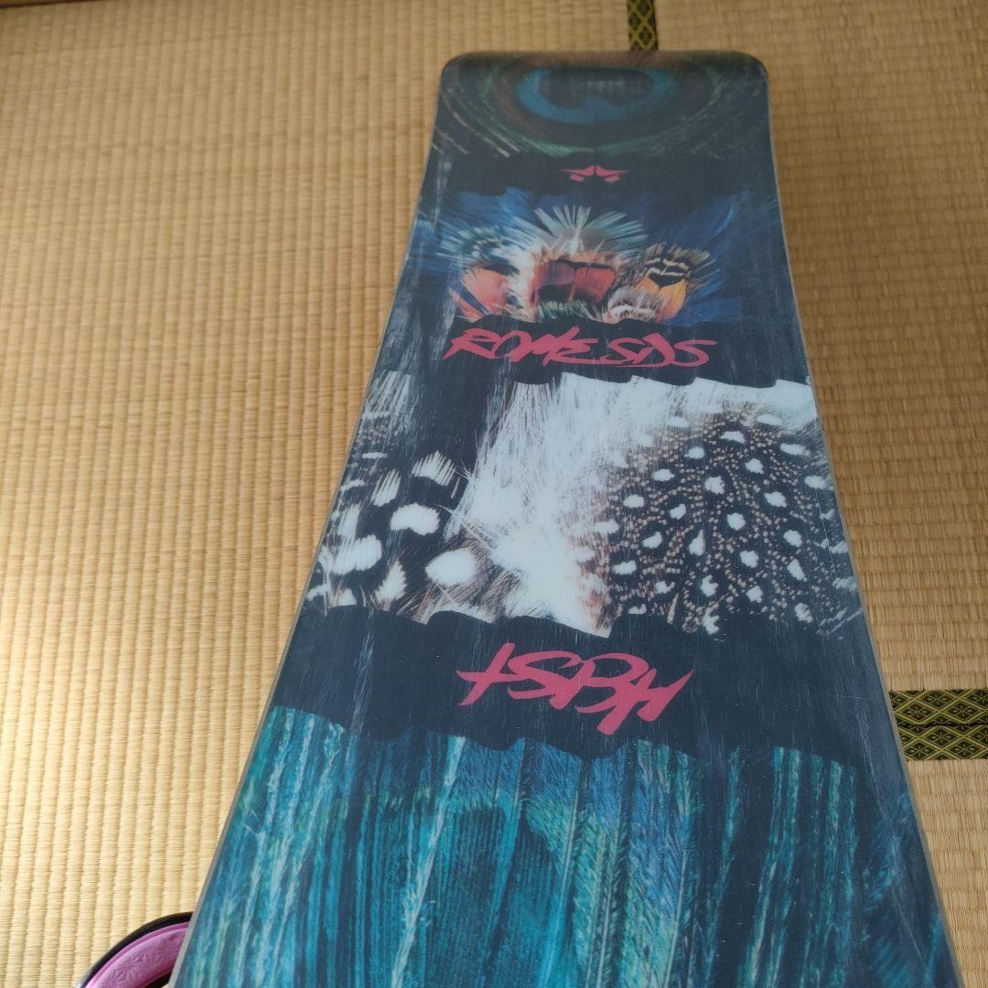 ROME SDS HEIST 142　fluxバインSサイズ　スノーボードセット